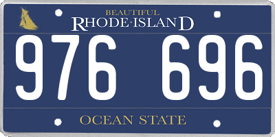 RI license plate 976696