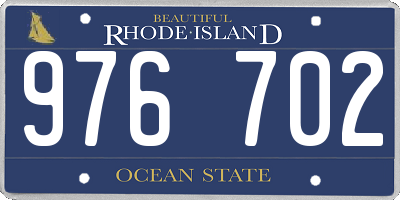 RI license plate 976702