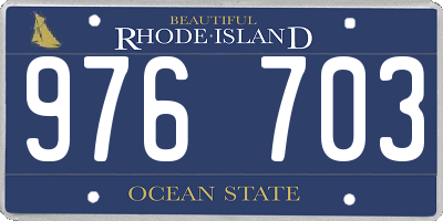 RI license plate 976703