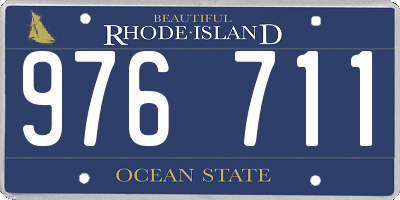 RI license plate 976711