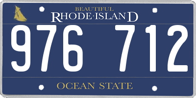 RI license plate 976712