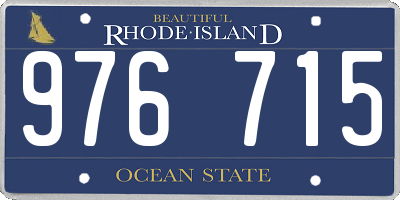 RI license plate 976715