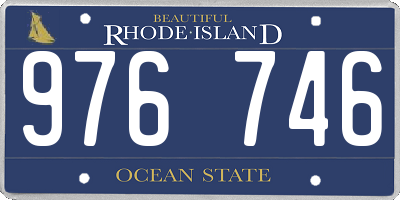 RI license plate 976746