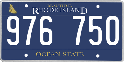RI license plate 976750