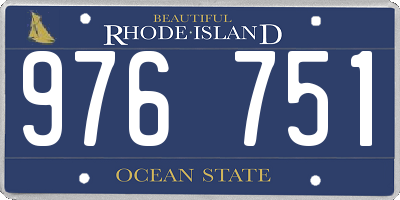 RI license plate 976751