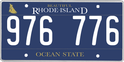 RI license plate 976776