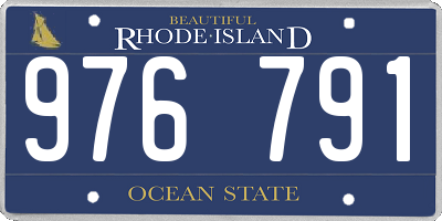 RI license plate 976791