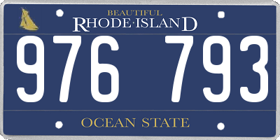 RI license plate 976793