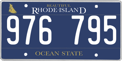 RI license plate 976795