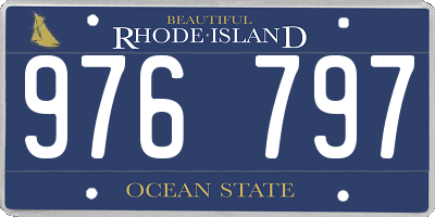 RI license plate 976797