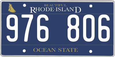 RI license plate 976806