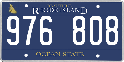 RI license plate 976808