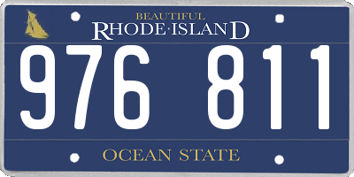RI license plate 976811