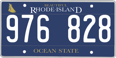 RI license plate 976828