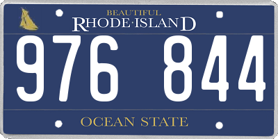 RI license plate 976844