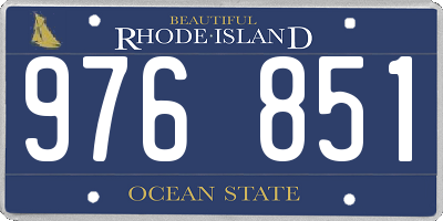 RI license plate 976851