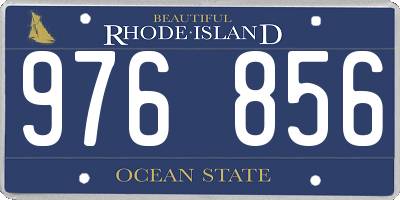 RI license plate 976856
