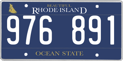 RI license plate 976891
