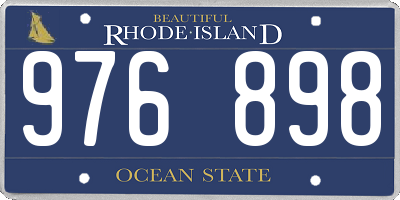 RI license plate 976898