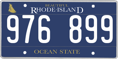 RI license plate 976899