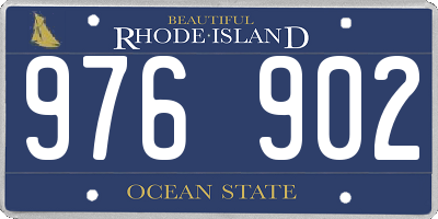 RI license plate 976902