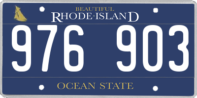 RI license plate 976903