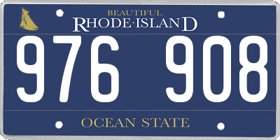 RI license plate 976908