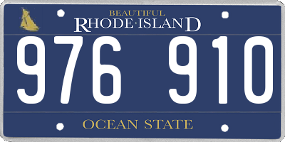 RI license plate 976910