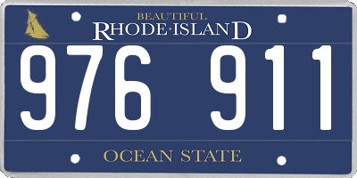 RI license plate 976911