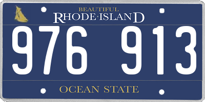RI license plate 976913