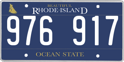 RI license plate 976917