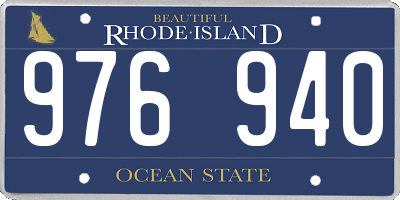 RI license plate 976940
