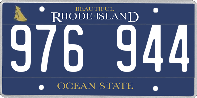 RI license plate 976944