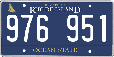 RI license plate 976951