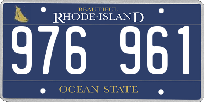 RI license plate 976961