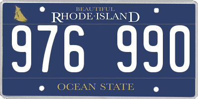 RI license plate 976990