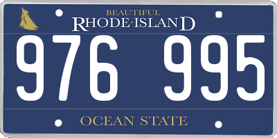 RI license plate 976995