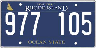 RI license plate 977105