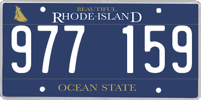 RI license plate 977159