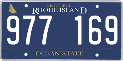 RI license plate 977169