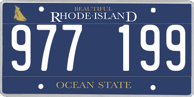 RI license plate 977199