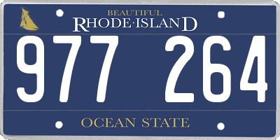 RI license plate 977264