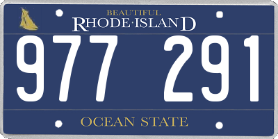 RI license plate 977291