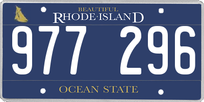 RI license plate 977296
