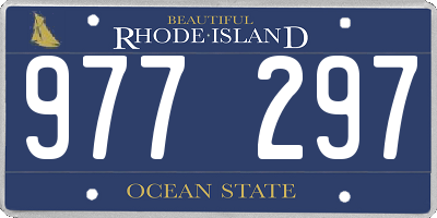 RI license plate 977297