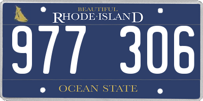 RI license plate 977306
