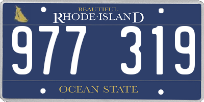 RI license plate 977319