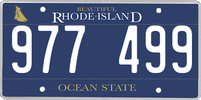 RI license plate 977499