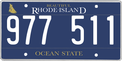 RI license plate 977511