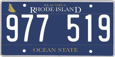 RI license plate 977519